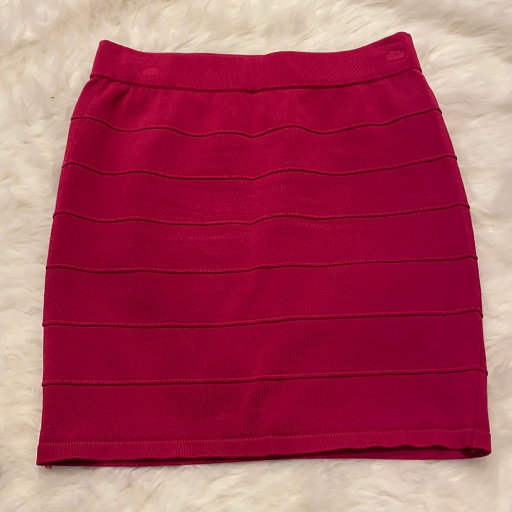 Pink  above the knee skirt